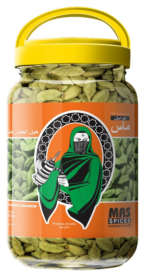 MAS Spices cardamom PET jar